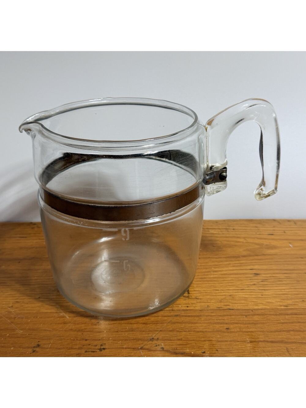 Vtg Pyrex 7759-H Flameware Glass Percolator Coffee Pot w/Glass Handle Only